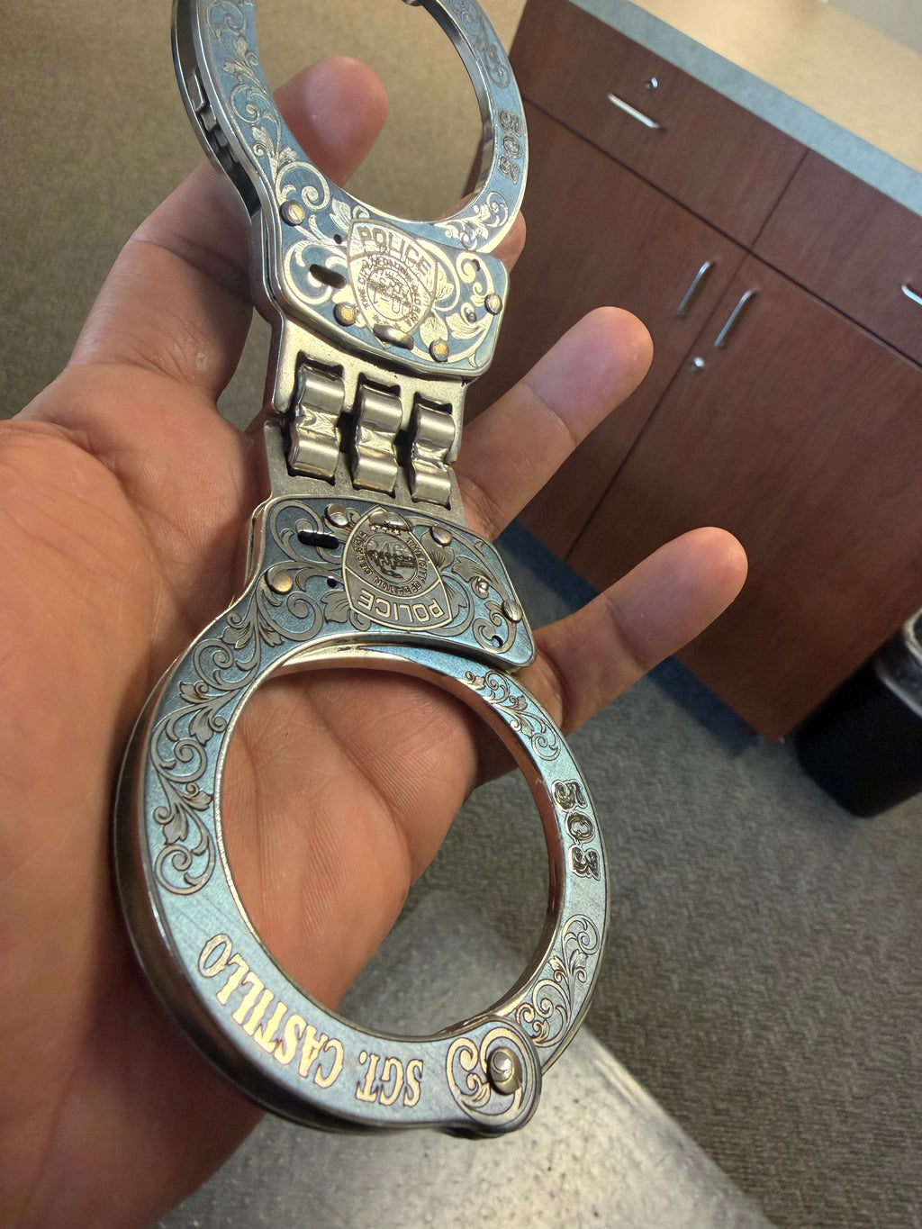Custom Engraved Handcuffs