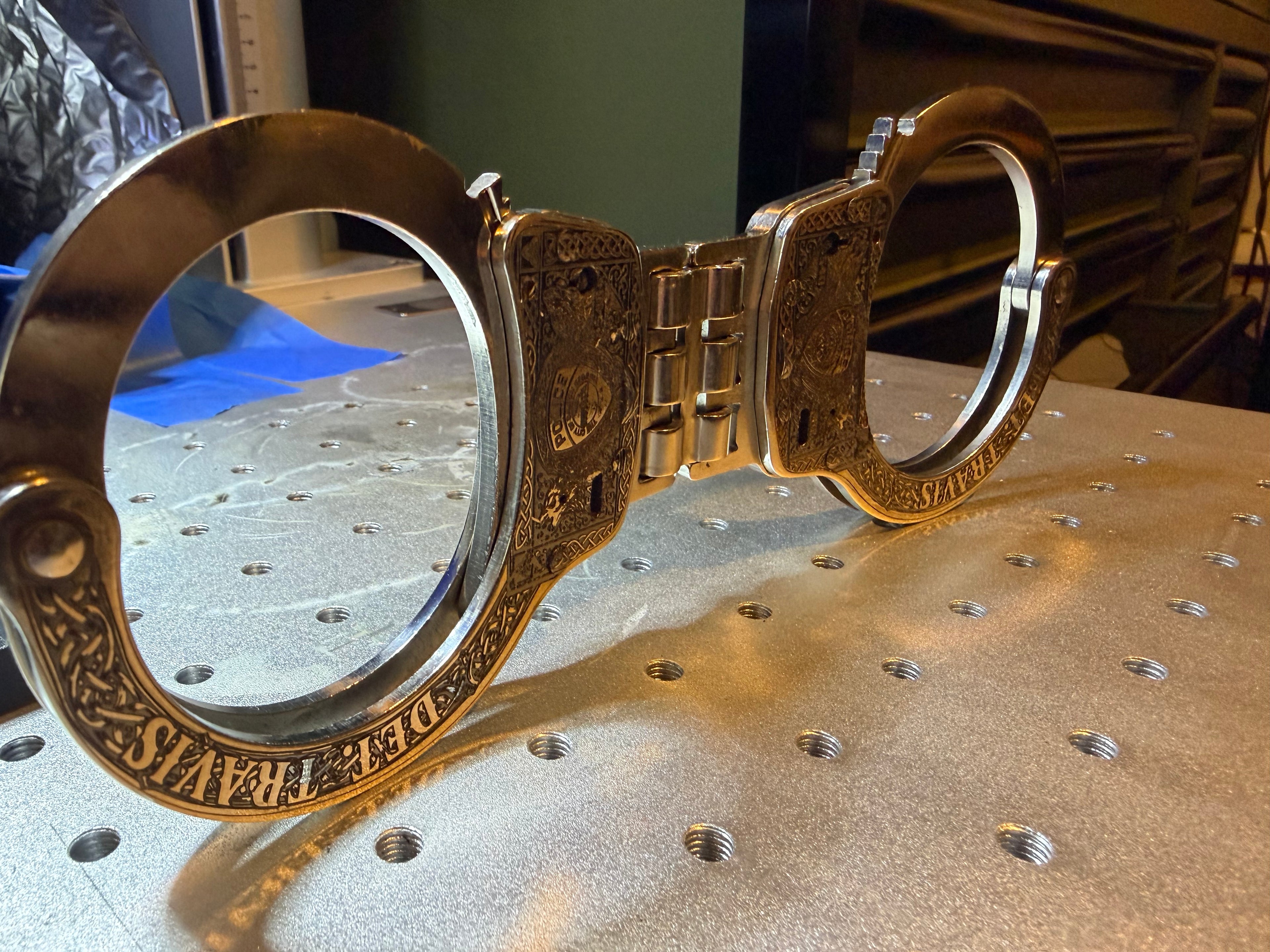 Custom Engraved Handcuffs