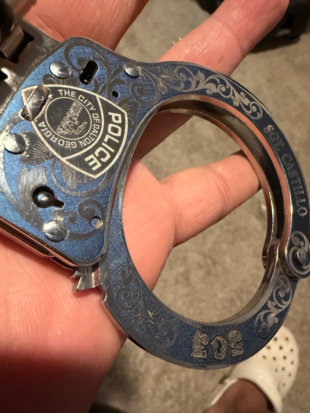 Custom Engraved Handcuffs