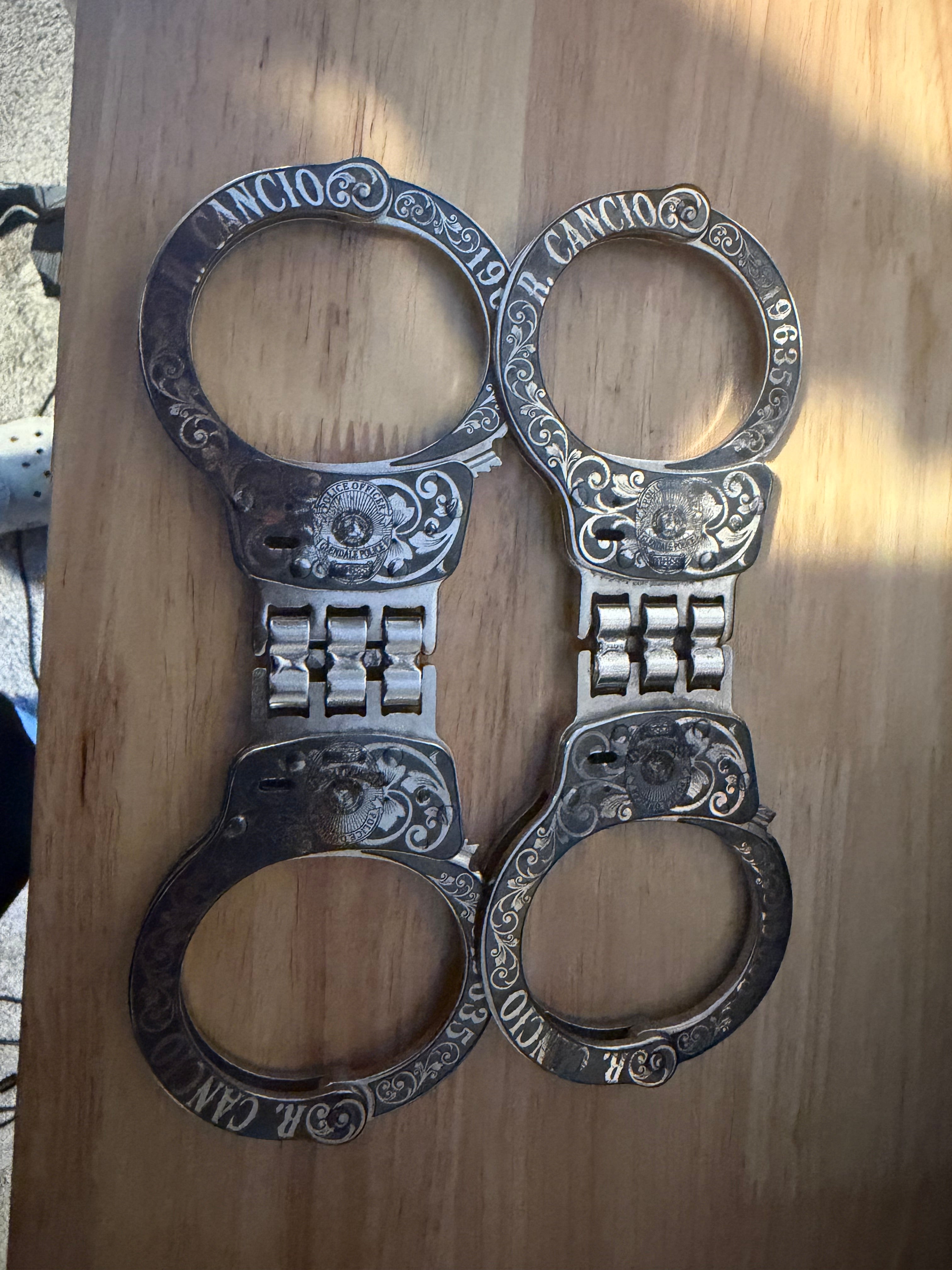 Custom Engraved Handcuffs
