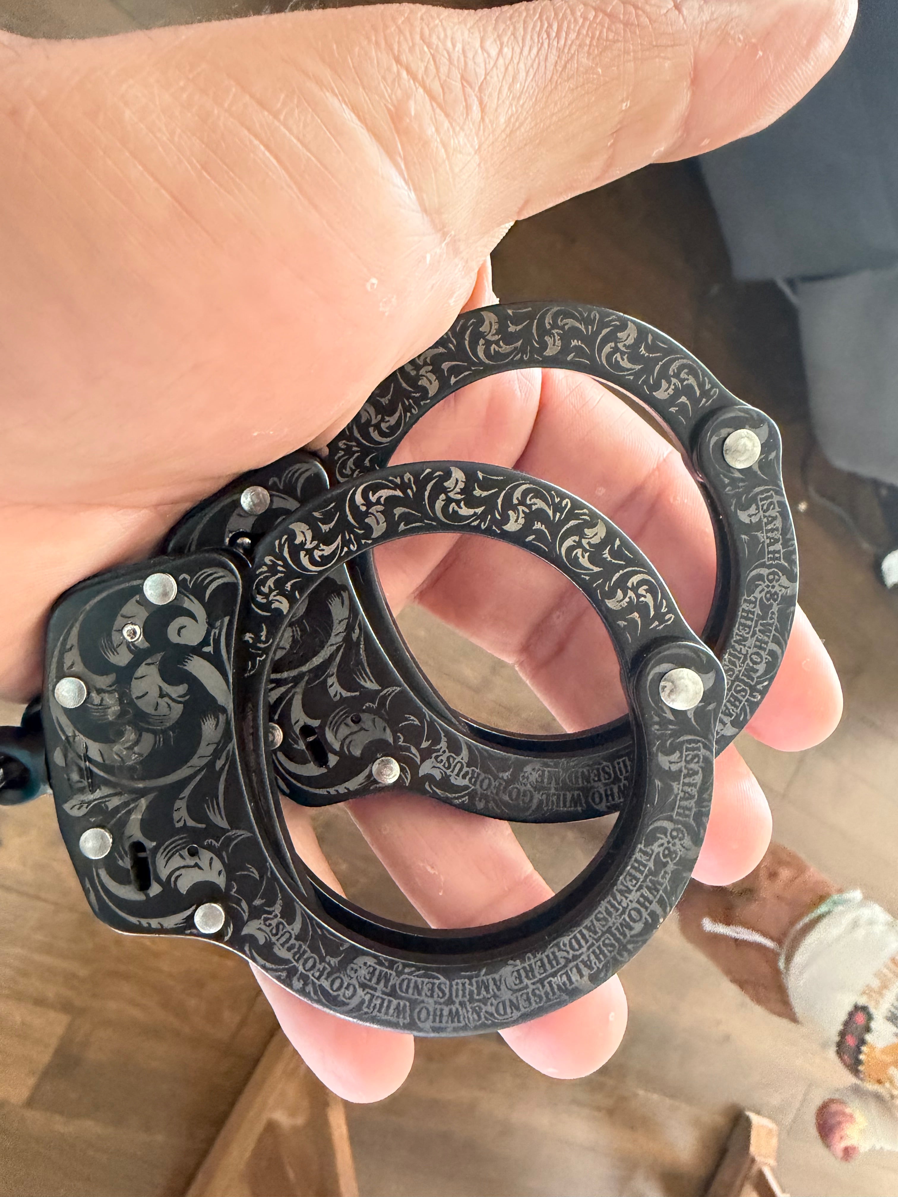 Custom Engraved Handcuffs