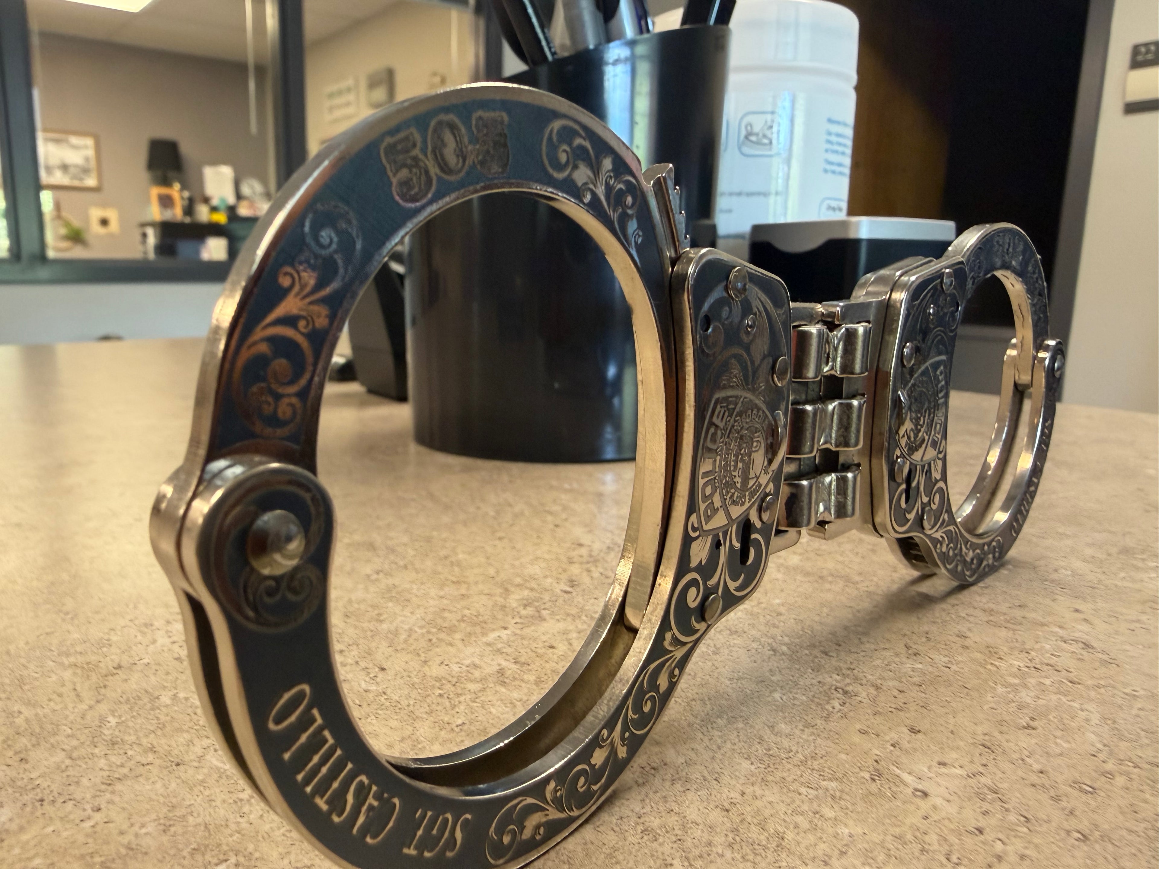 Custom Engraved Handcuffs