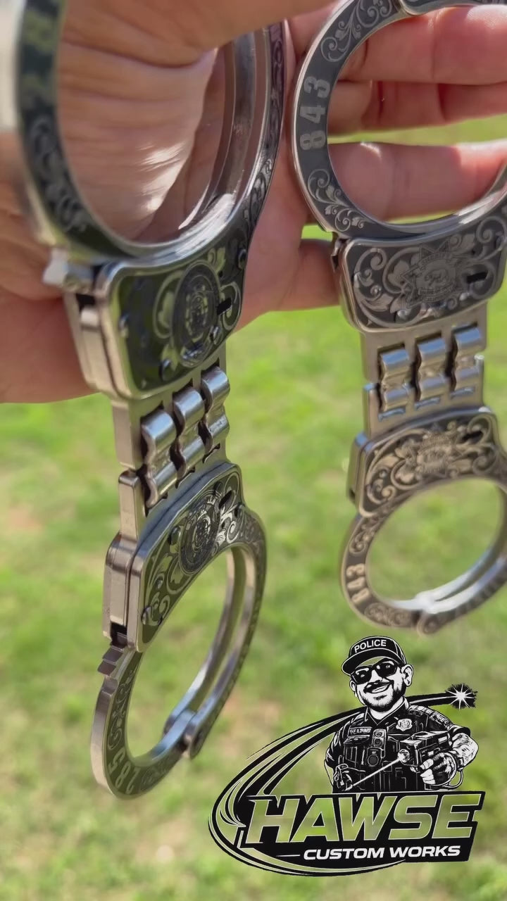 Custom Engraved Handcuffs
