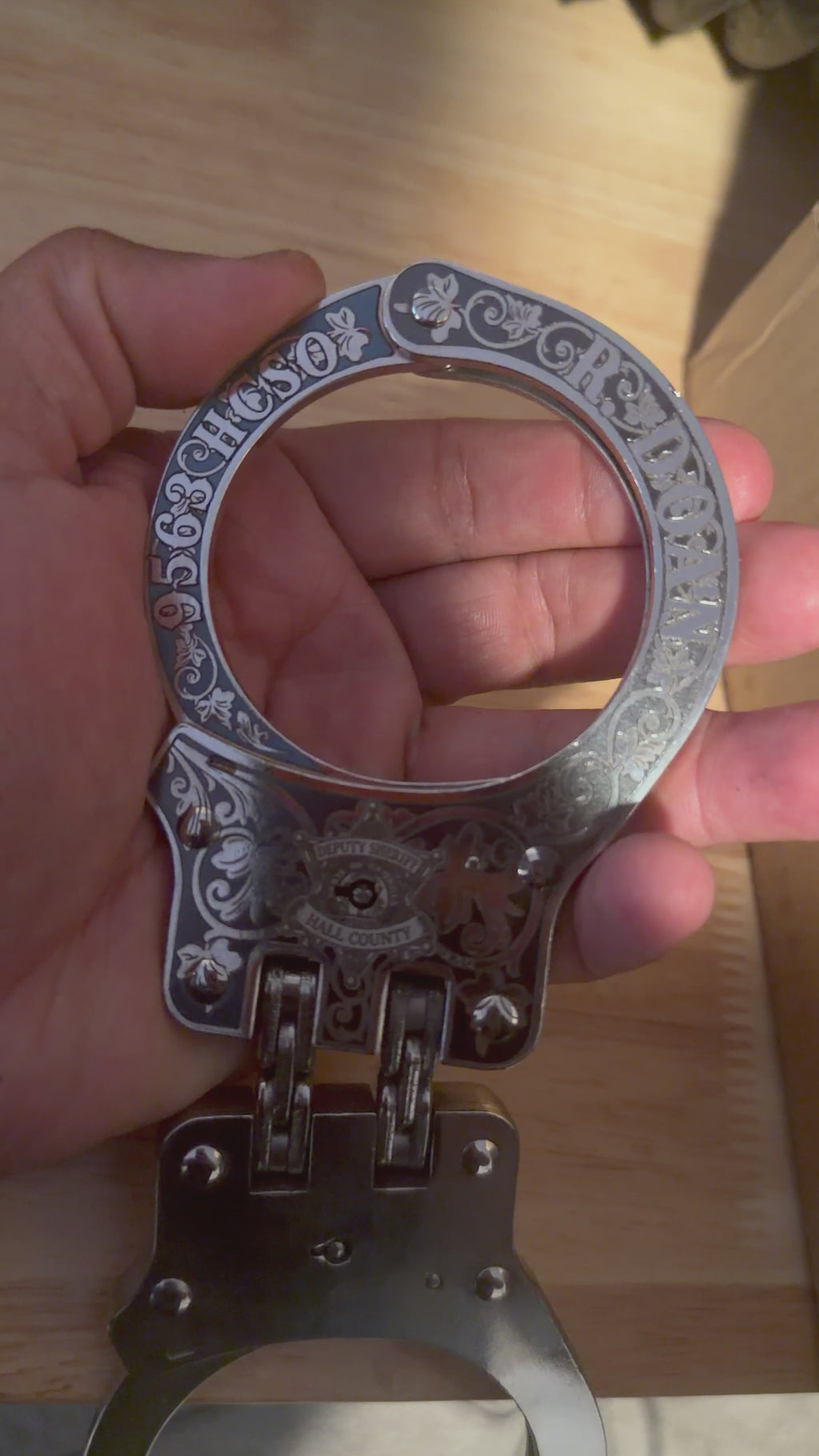 Custom Engraved Handcuffs