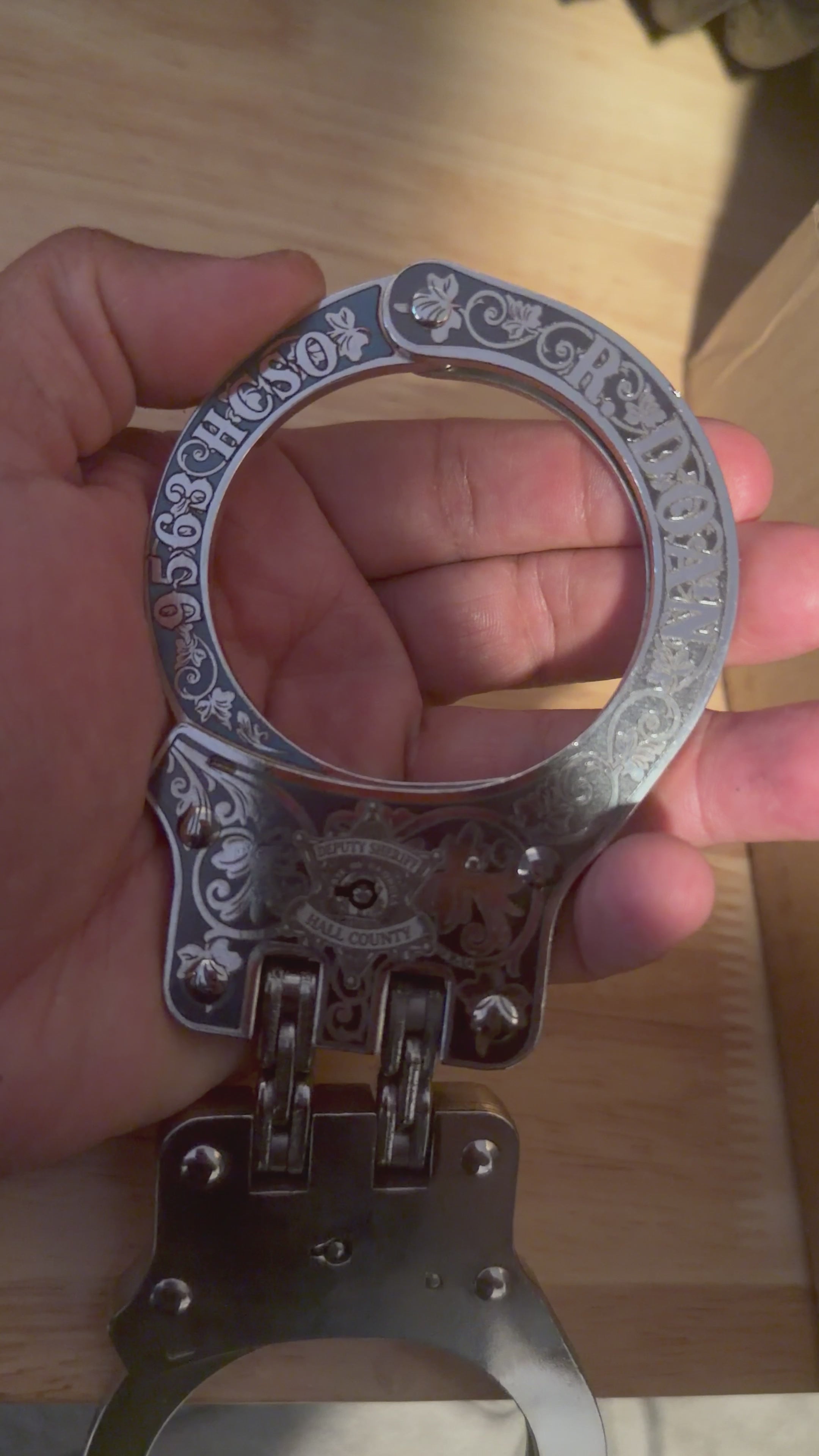 Custom Engraved Handcuffs